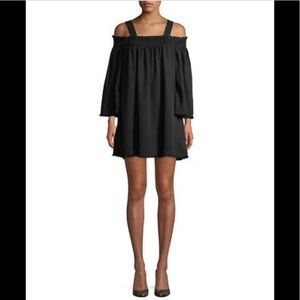 NWT DRESS KENDALL + KYLIE FRAYED TWILL SZ S ADORB!